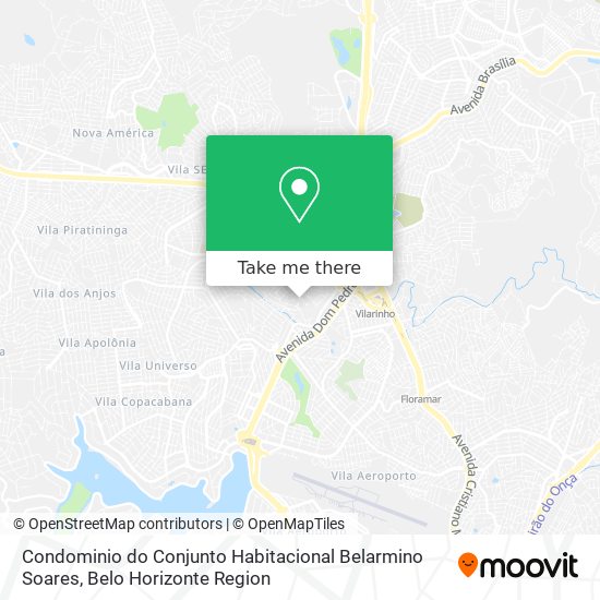 Condominio do Conjunto Habitacional Belarmino Soares map