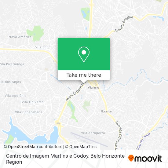 Centro de Imagem Martins e Godoy map