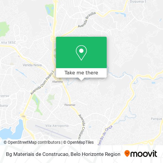 Bg Materiais de Construcao map
