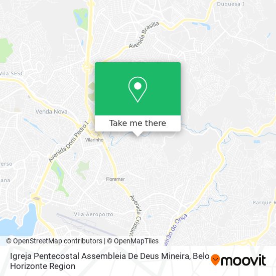 Igreja Pentecostal Assembleia De Deus Mineira map
