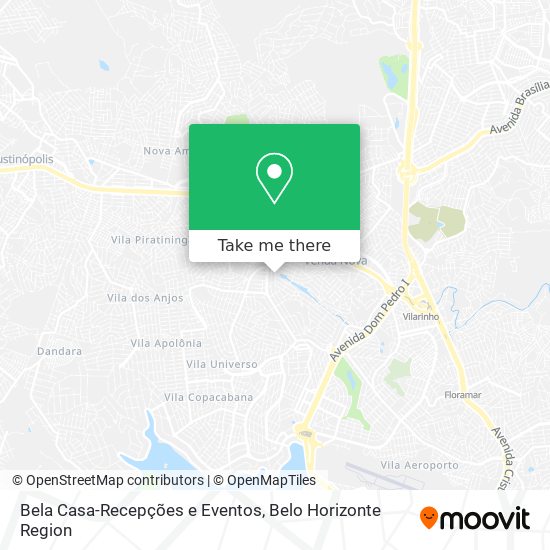 Bela Casa-Recepções e Eventos map