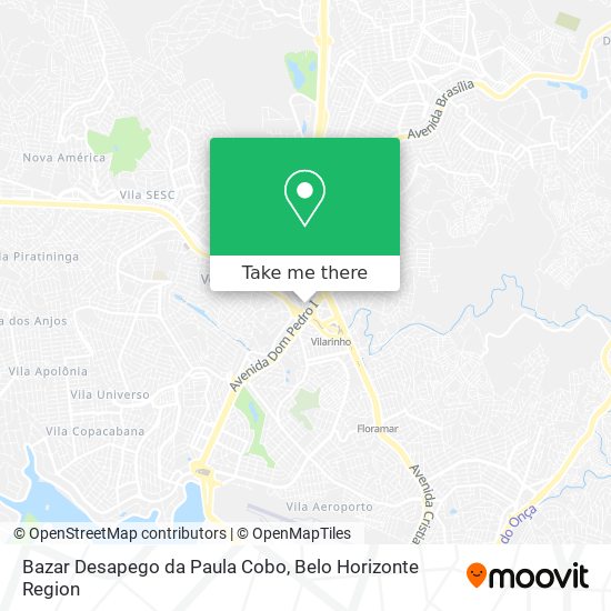 Bazar Desapego da Paula Cobo map