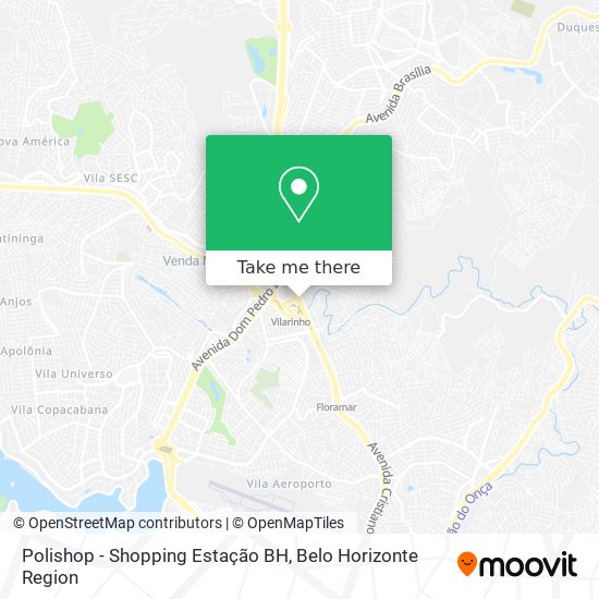 Polishop - Shopping Estação BH map