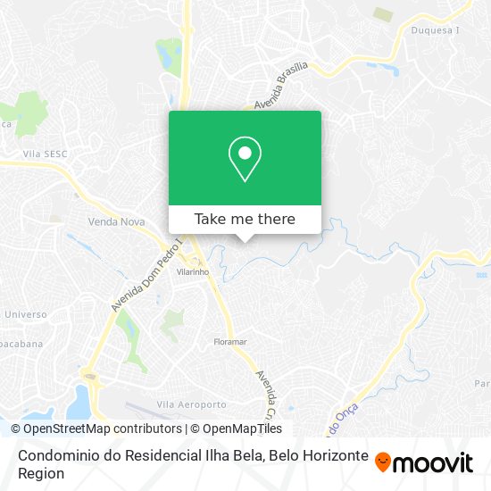 Condominio do Residencial Ilha Bela map