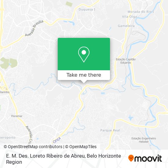 E. M. Des. Loreto Ribeiro de Abreu map