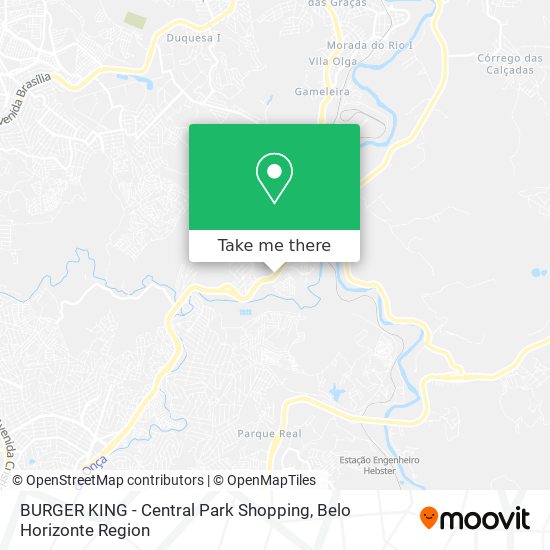 BURGER KING - Central Park Shopping map