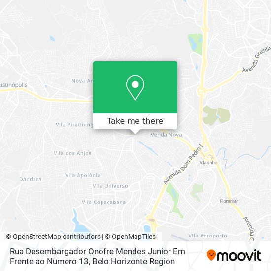 Rua Desembargador Onofre Mendes Junior Em Frente ao Numero 13 map