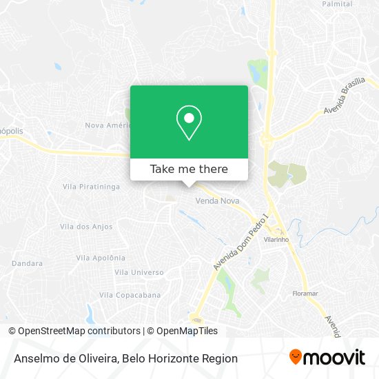 Anselmo de Oliveira map
