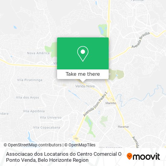 Associacao dos Locatarios do Centro Comercial O Ponto Venda map