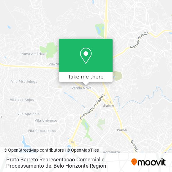 Prata Barreto Representacao Comercial e Processamento de map