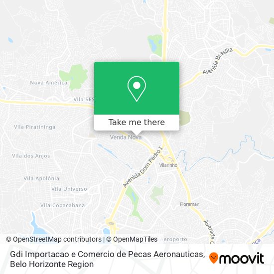 Gdi Importacao e Comercio de Pecas Aeronauticas map