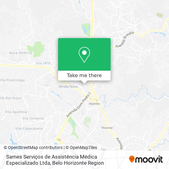 Sames Serviços de Assistência Médica Especializado Ltda map