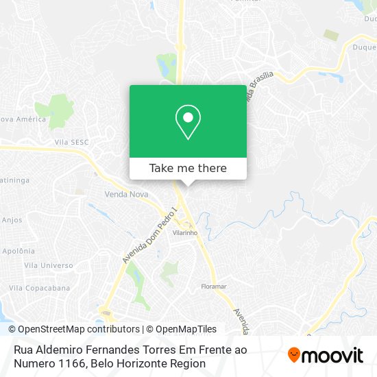Rua Aldemiro Fernandes Torres Em Frente ao Numero 1166 map