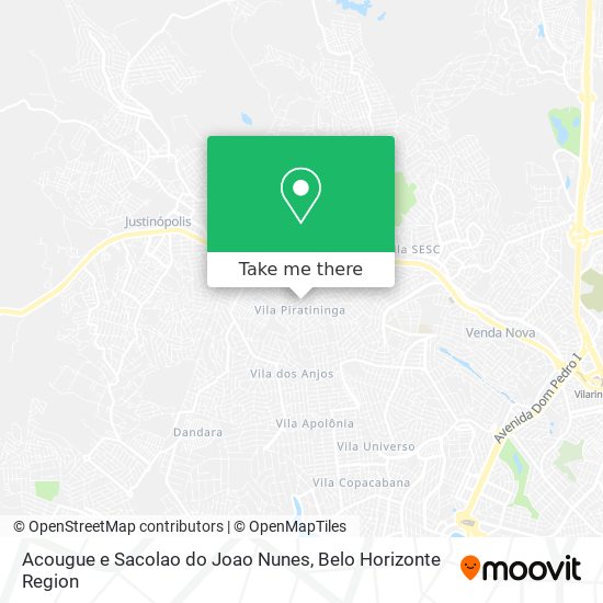 Acougue e Sacolao do Joao Nunes map