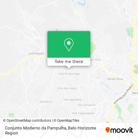 Conjunto Moderno da Pampulha map