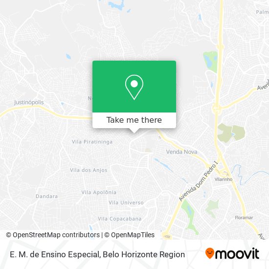 E. M. de Ensino Especial map