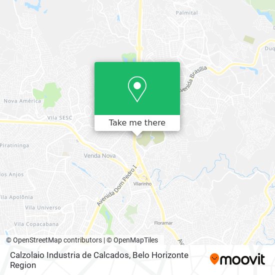 Calzolaio Industria de Calcados map