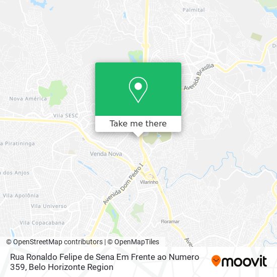 Mapa Rua Ronaldo Felipe de Sena Em Frente ao Numero 359