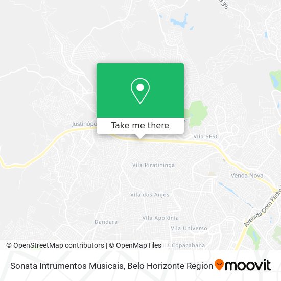 Sonata Intrumentos Musicais map
