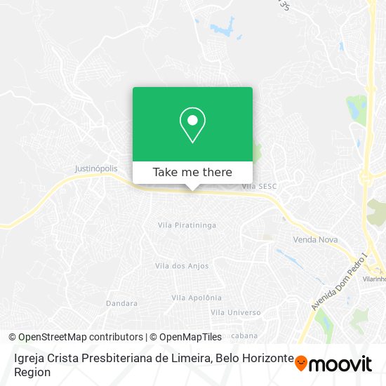 Igreja Crista Presbiteriana de Limeira map