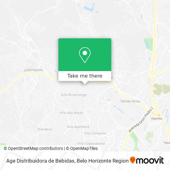Age Distribuidora de Bebidas map