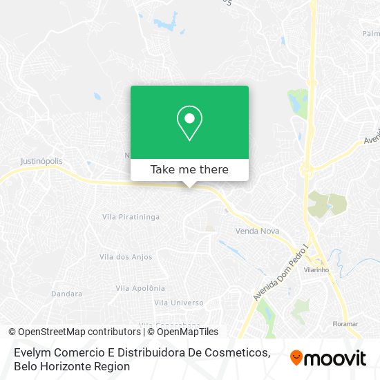 Evelym Comercio E Distribuidora De Cosmeticos map