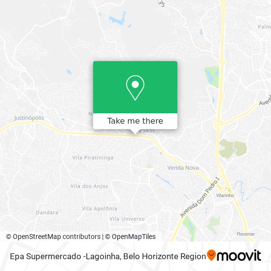 Mapa Epa Supermercado -Lagoinha