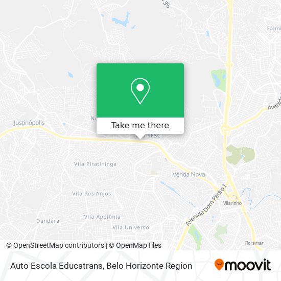 Auto Escola Educatrans map