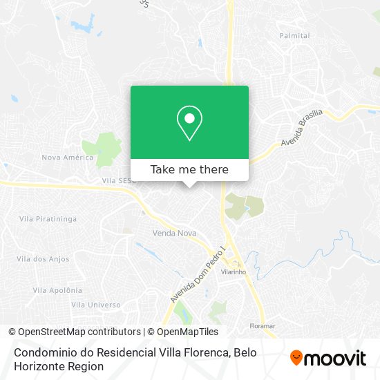 Condominio do Residencial Villa Florenca map