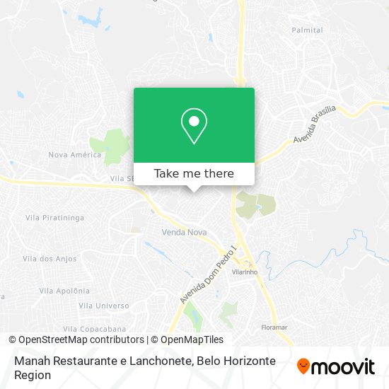 Manah Restaurante e Lanchonete map