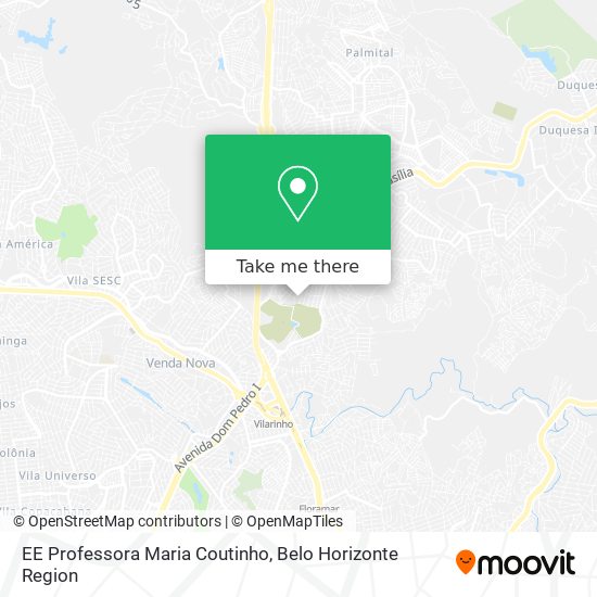 EE Professora Maria Coutinho map