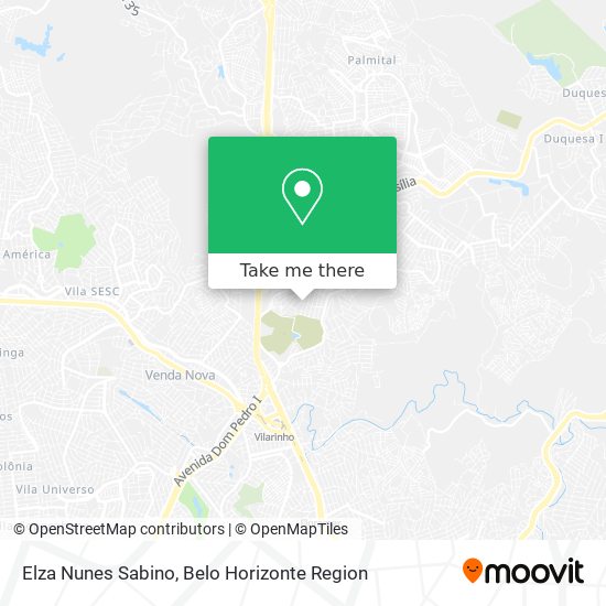 Elza Nunes Sabino map