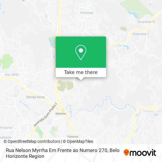 Rua Nelson Myrrha Em Frente ao Numero 270 map