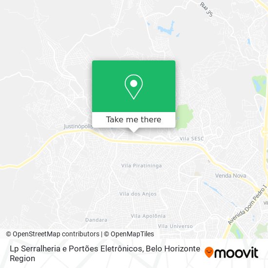 Lp Serralheria e Portões Eletrônicos map