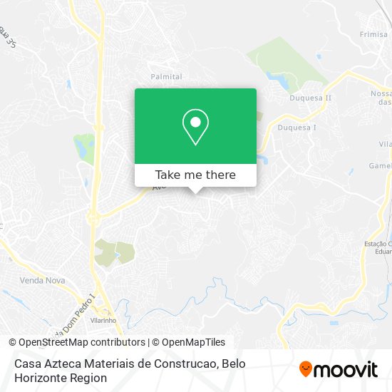 Casa Azteca Materiais de Construcao map