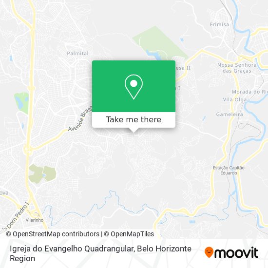 Igreja do Evangelho Quadrangular map