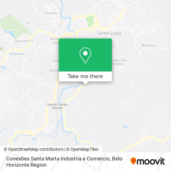 Conexões Santa Marta Indústria e Comércio map