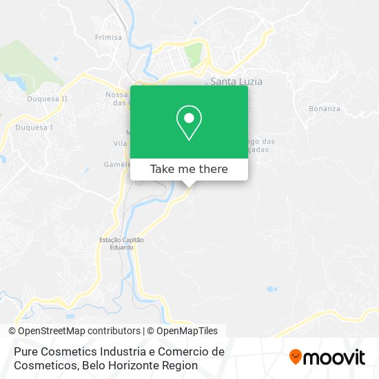Pure Cosmetics Industria e Comercio de Cosmeticos map