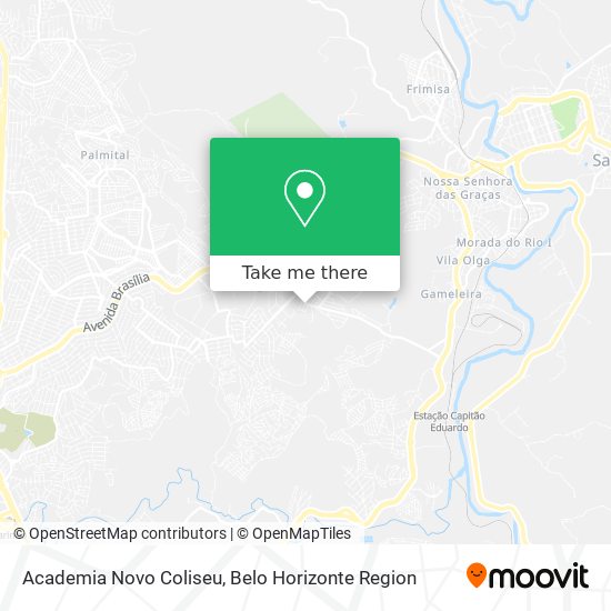 Academia Novo Coliseu map