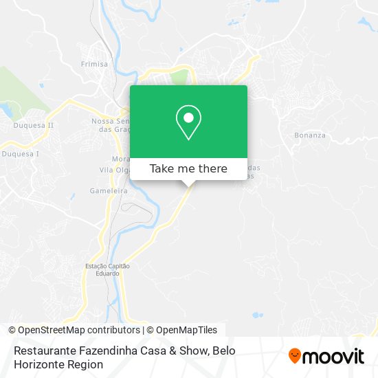 Restaurante Fazendinha Casa & Show map