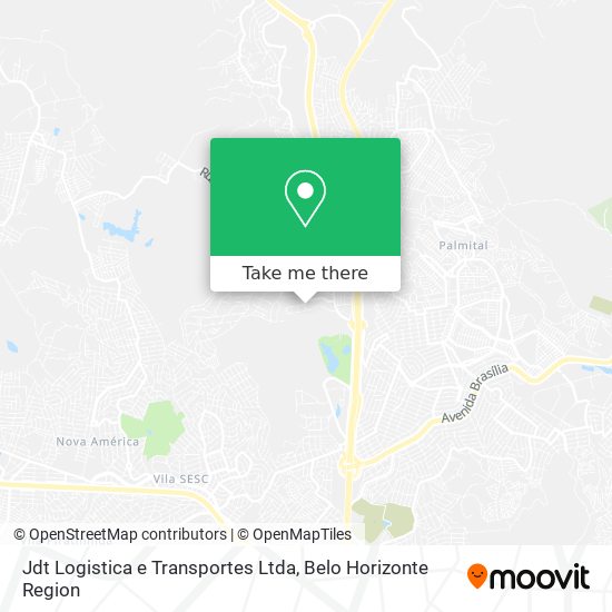 Jdt Logistica e Transportes Ltda map