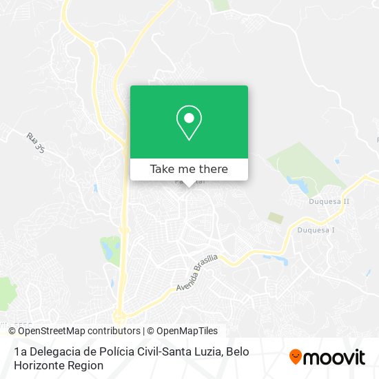 1a Delegacia de Polícia Civil-Santa Luzia map