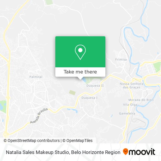 Natalia Sales Makeup Studio map