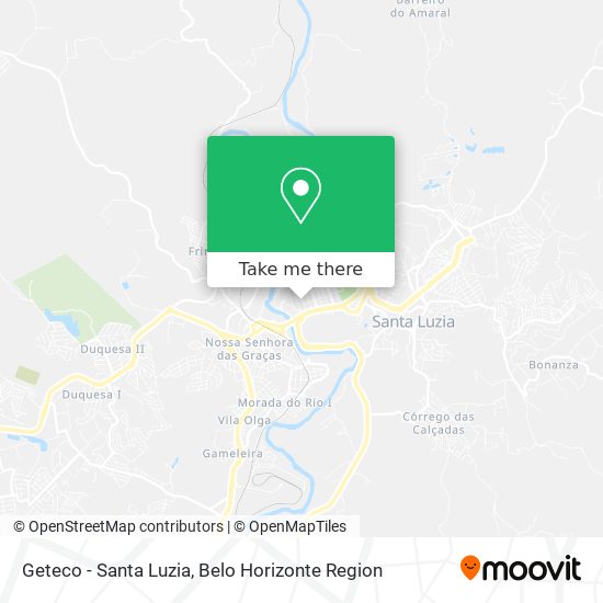 Geteco - Santa Luzia map