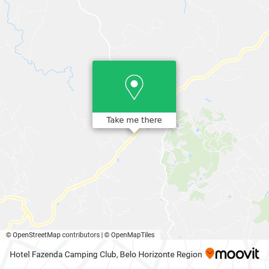 Hotel Fazenda Camping Club map