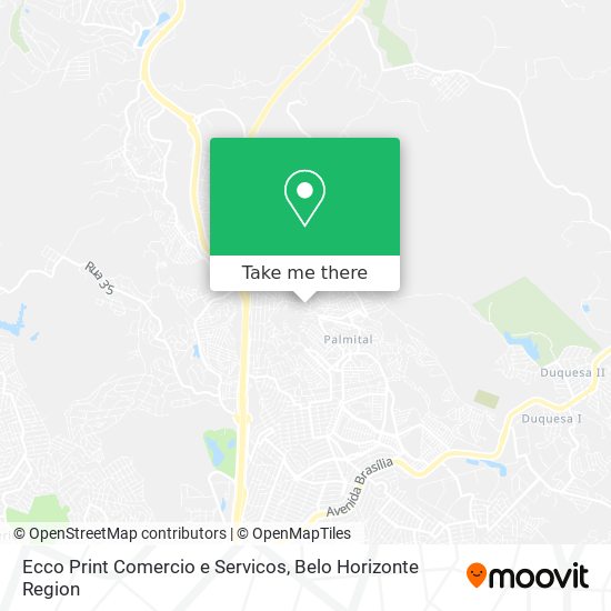 Ecco Print Comercio e Servicos map