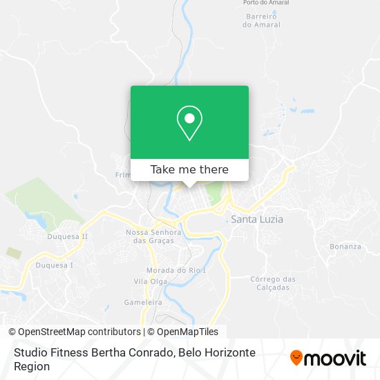 Studio Fitness Bertha Conrado map