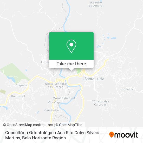 Consultório Odontológico Ana Rita Colen Silveira Martins map