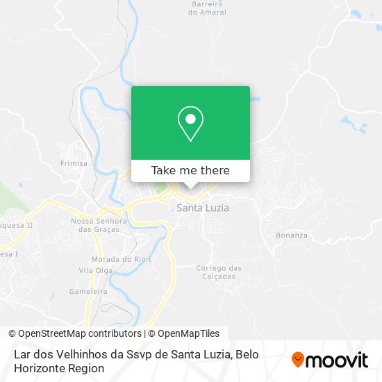 Lar dos Velhinhos da Ssvp de Santa Luzia map