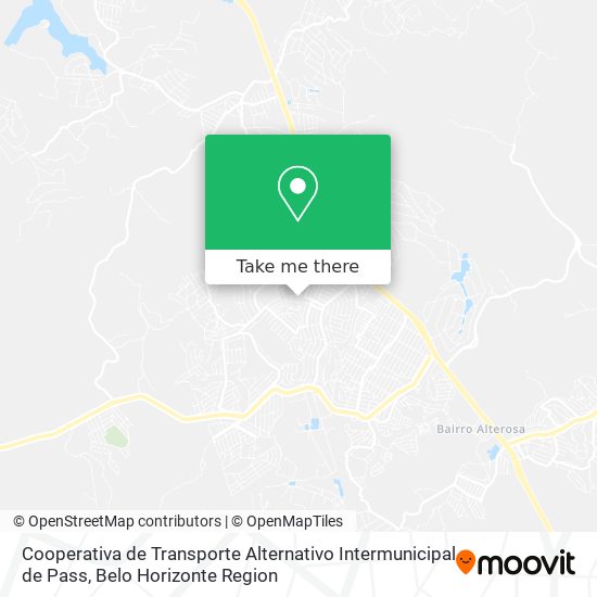 Cooperativa de Transporte Alternativo Intermunicipal de Pass map
